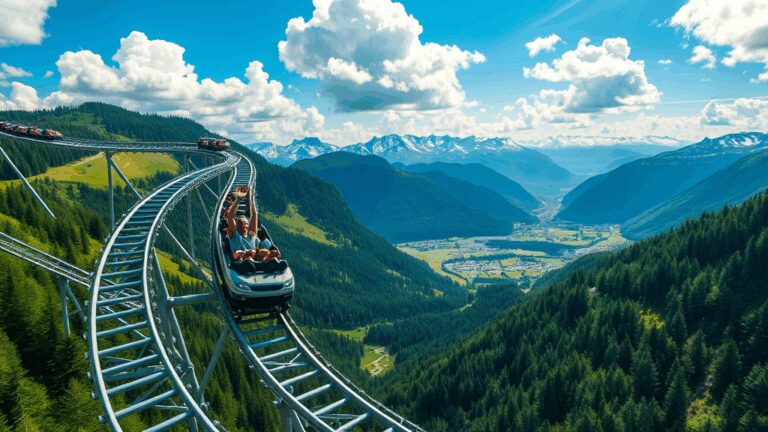 Erlebe den ultimativen Nervenkitzel in Schwaz: Rodelbahnen für Adrenalinjunkies bieten Spaß, Geschwindigkeit und atemberaubende Aussichten.