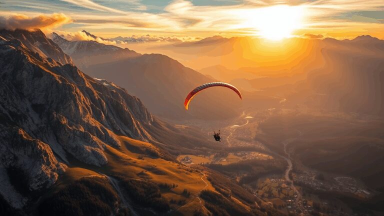 Erlebe das Paragleiten in den Alpen: Die besten Startplätze in Innsbruck Land bieten atemberaubende Ausblicke und unvergleichliches Abenteuer.