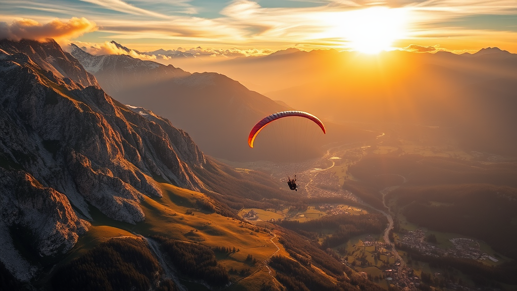 Erlebe das Paragleiten in den Alpen: Die besten Startplätze in Innsbruck Land bieten atemberaubende Ausblicke und unvergleichliches Abenteuer.